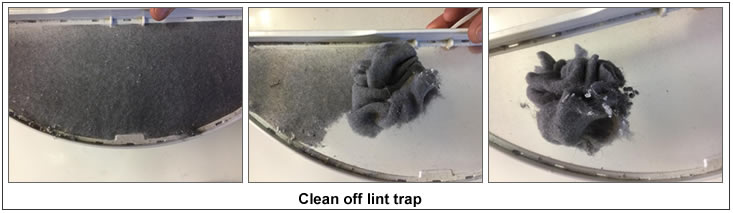 clean off lint trap
